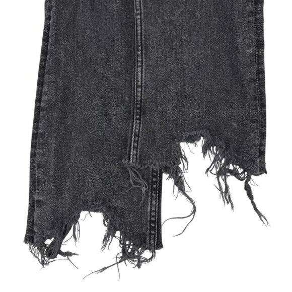 MAJE Anthracite Straight Cut Ripped Jeans Size XL - Picture 8 of 9